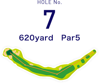 HOLE No.7 400yard  Par4