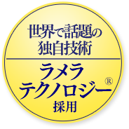 世界で話題の独自技術 ラメラテクノロジー採用